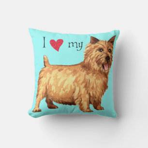 I Love my Norwich Terrier Cushion