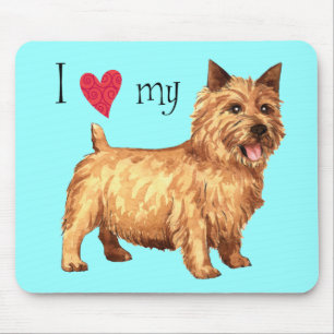 I Love my Norwich Terrier Mouse Mat