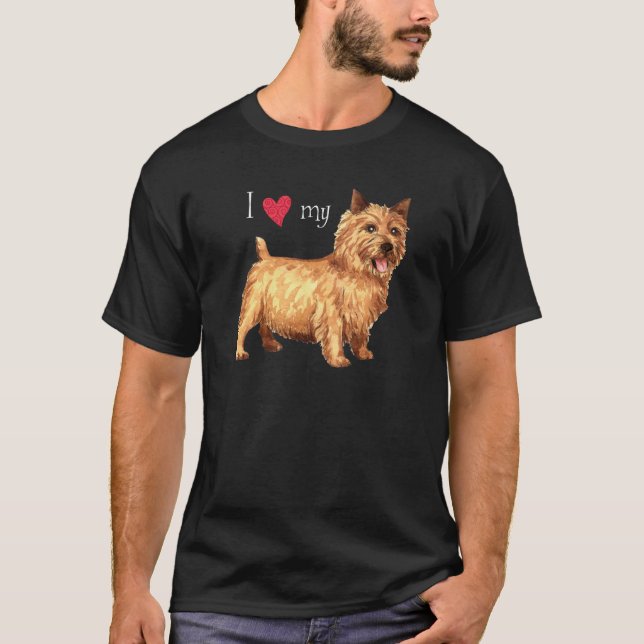 I Love my Norwich Terrier T-Shirt (Front)
