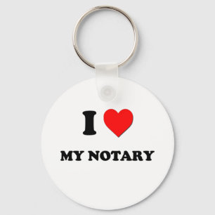 I love My Notary Key Ring