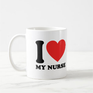 I Love My Nurse Coffee Mug