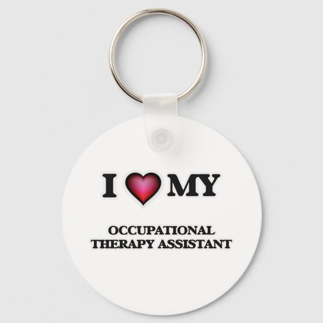 I love my Occupational Therapy Assistant Key Ring (Front)