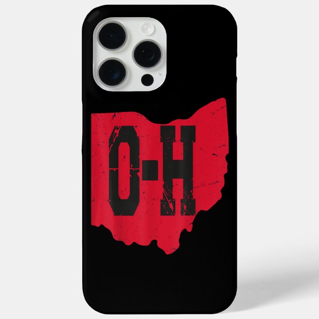 I Love My Ohio Home Script Ohio Buckeye State Case-Mate iPhone Case (Back)