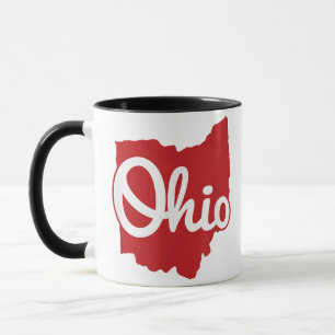 I Love My Ohio Home Script Ohio  Mug