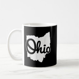 I Love My Ohio Home Script Ohio TShirt Buckeye Sta Coffee Mug