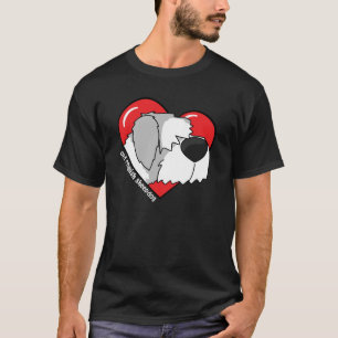 I Love my Old English Sheepdog Dark Tee