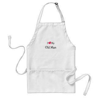 I Love My Old Man Standard Apron