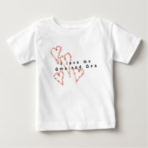 I love my Oma and Opa Baby T-Shirt