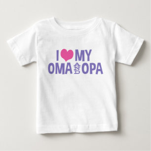I Love My Oma And Opa Baby T-Shirt