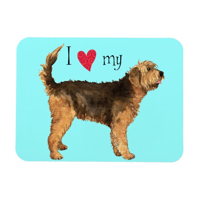 I Love my Otterhound Magnet (Horizontal)