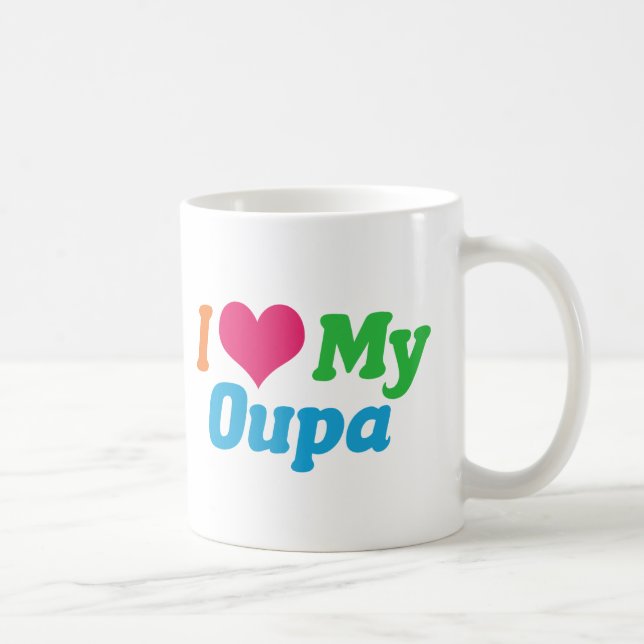 I Love My Oupa Coffee Mug (Right)