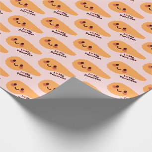 I Love My Pancreas – Cute Smiling Pancreas Wrapping Paper