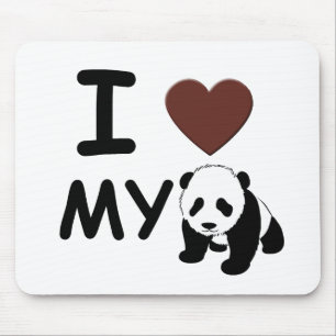 I love my panda mouse mat