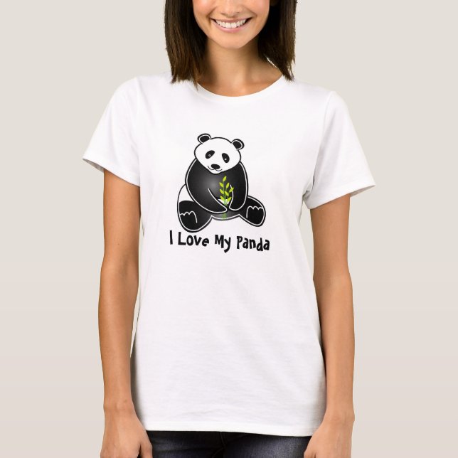 I love my Panda T-Shirt (Front)