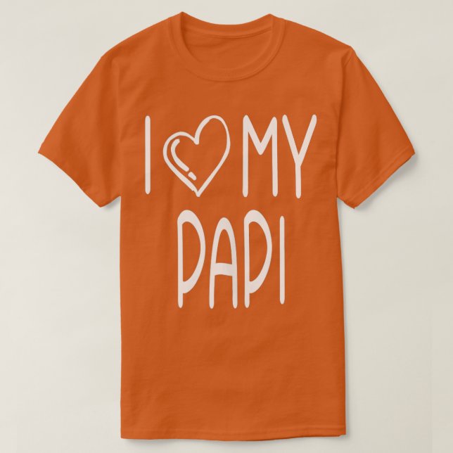 I Love My Papi   Fun Family Love Tank Top  (Design Front)