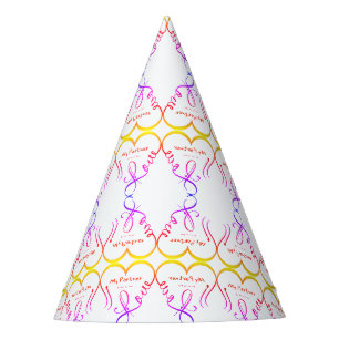 I love my partner • You are my home Party Hat
