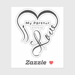 I Love My Partner - You Are My Home Throw Pillow