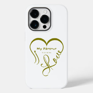 I Love My Partner - You Are My Home Throw Pillow Case-Mate iPhone 14 Pro Case