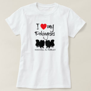 I Love My Pekingeses T-Shirt