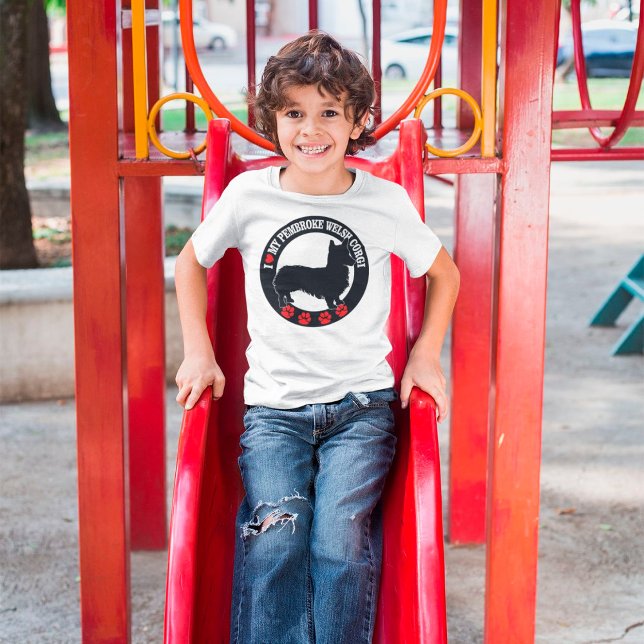 I Love My Pembroke Welsh Corgi T-Shirt (Creator Uploaded)