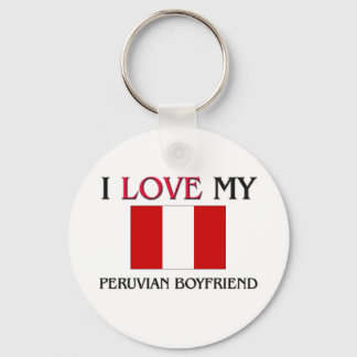 I Love My Peruvian Boyfriend Key Ring