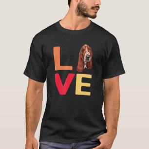 I Love My Pet Basset Hound Dog-Fun With Animals T-Shirt