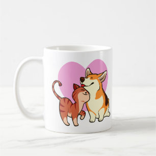 I Love My Pet Cat and Dog Lover Coffee Mug