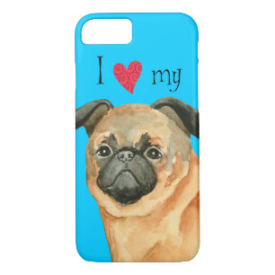 I Love my Petit Brabancon iPhone 8/7 Case