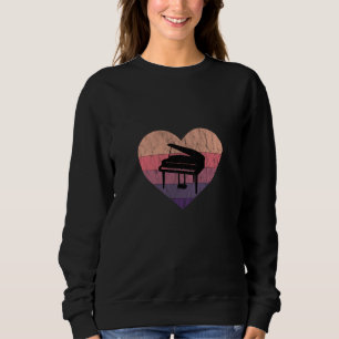 I Love My Piano Grand Piano Sweatshirt
