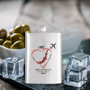 I love My Pilot, Bachelorette Weekend, Aviation Hip Flask
