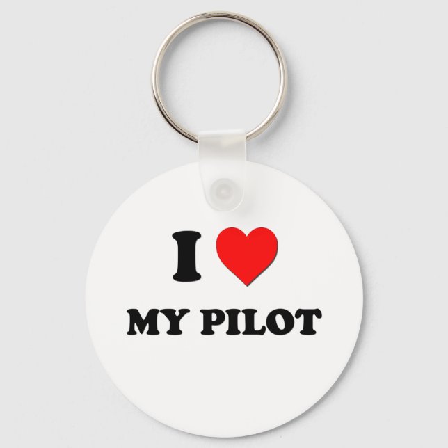 I love My Pilot Key Ring (Front)