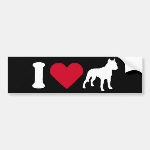 "I Love my Pit Bull" Bumper Sticker