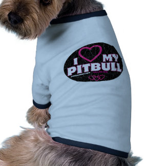 I LOVE MY PITBULL Circle Of Love Shirt