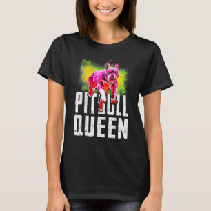 I Love My Pittie Rescue Pittie Mom Pitbull Queen A T-Shirt