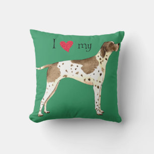 I Love my Pointer Cushion