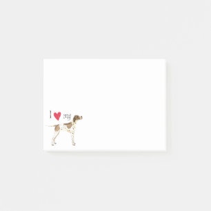 I Love my Pointer Post-it Notes