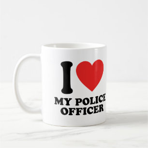 I Love My Police Officer Coffee Mug