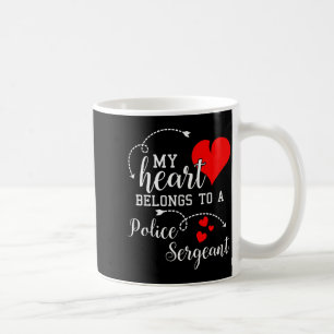 I Love My Police Sergeant Husband Wife Gifts Valen Coffee Mug