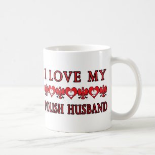 I Love My Polish Husband Coffee Mug