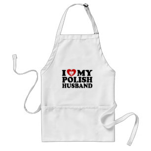 I Love My Polish Husband Standard Apron
