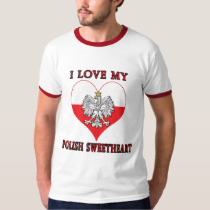 I Love My Polish Sweetheart T-Shirt