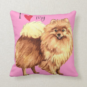 I Love my Pomeranian Cushion