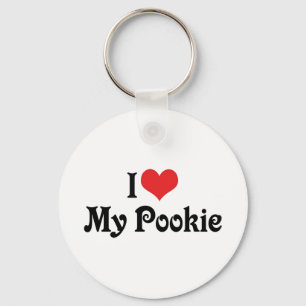 I Love My Pookie Key Ring