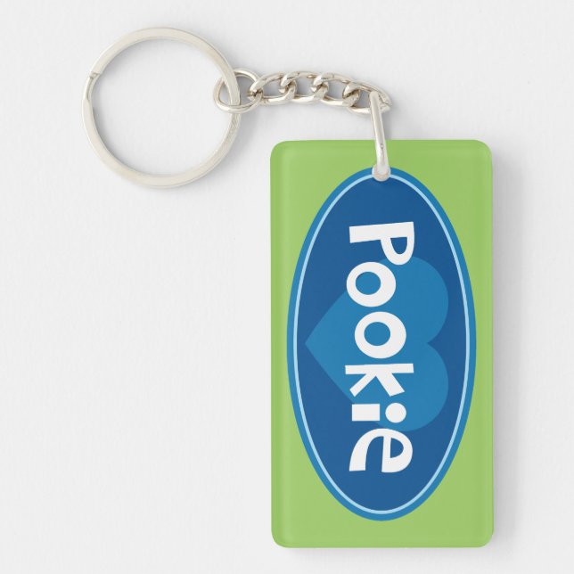 I Love My Pookie Key Ring (Front)
