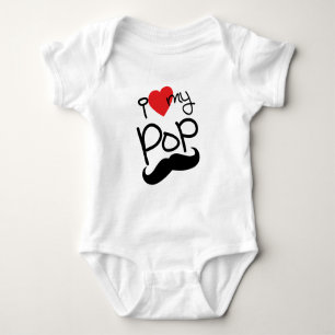 I Love my Pop Baby Bodysuit