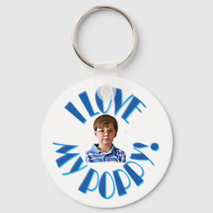 I LOVE MY POPPY W/PICTURE KEY RING