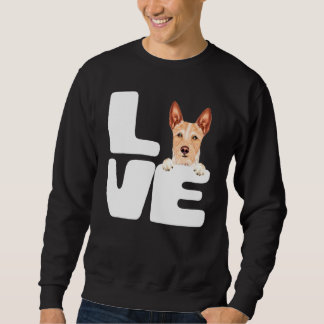 I Love My Portuguese Podengo Pequeno Dog Sweatshirt