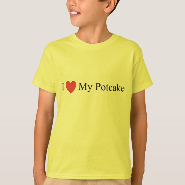I Love My Potcake T-Shirt (Front)