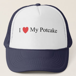 I Love My Potcake Trucker Hat