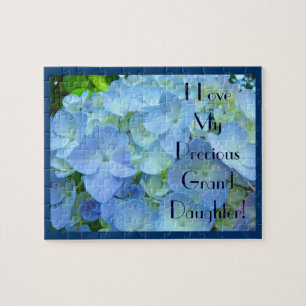 I Love My Precious Grand Daughter! puzzle Floral